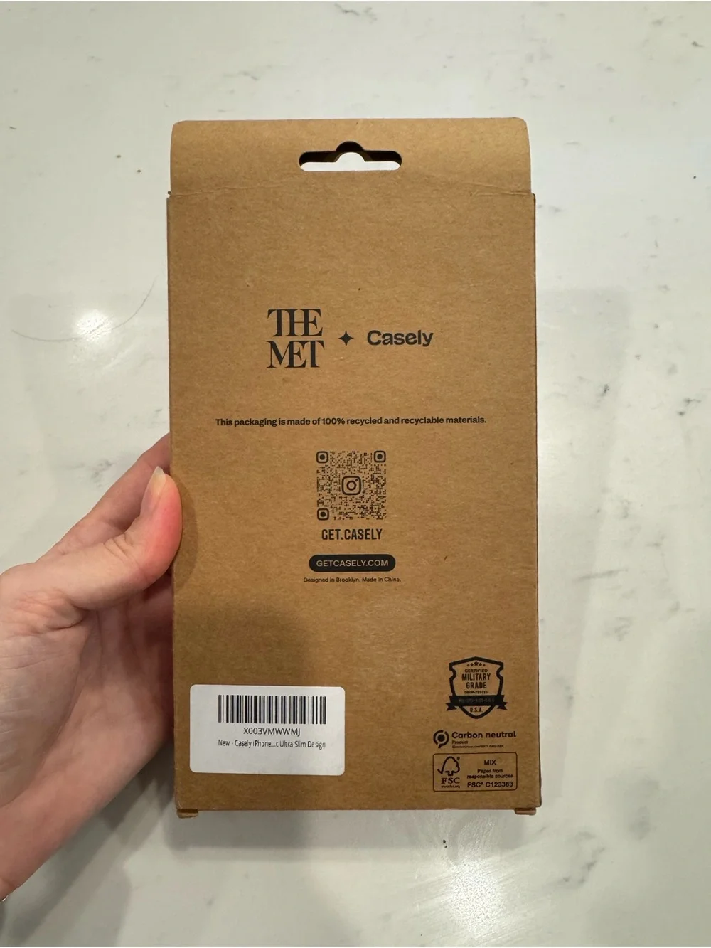 Casely Classic iPhone 12/12 Pro Case - The Met Floral Design (The Met)